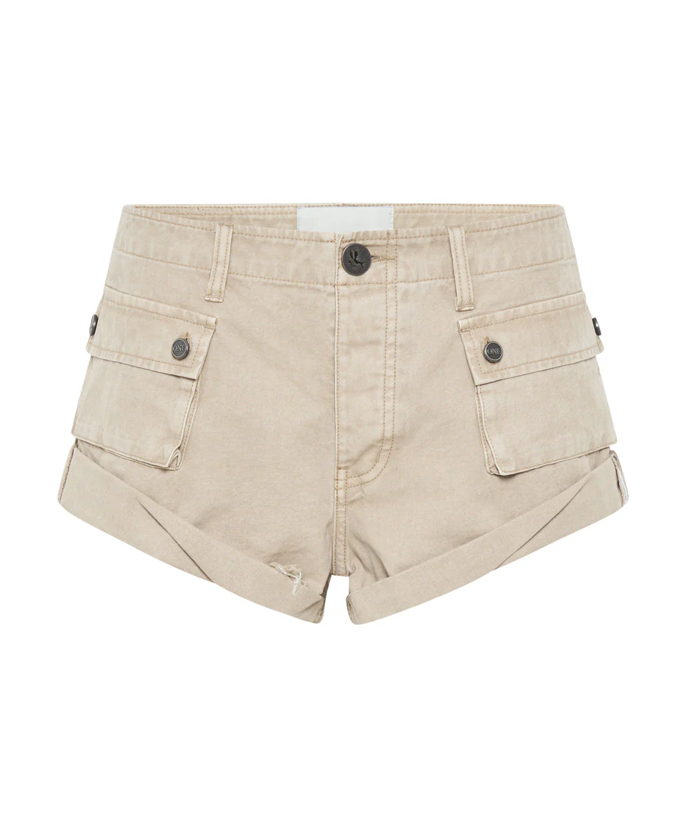Cadet Bandits Low Waist Shorts - Stone - Image 6