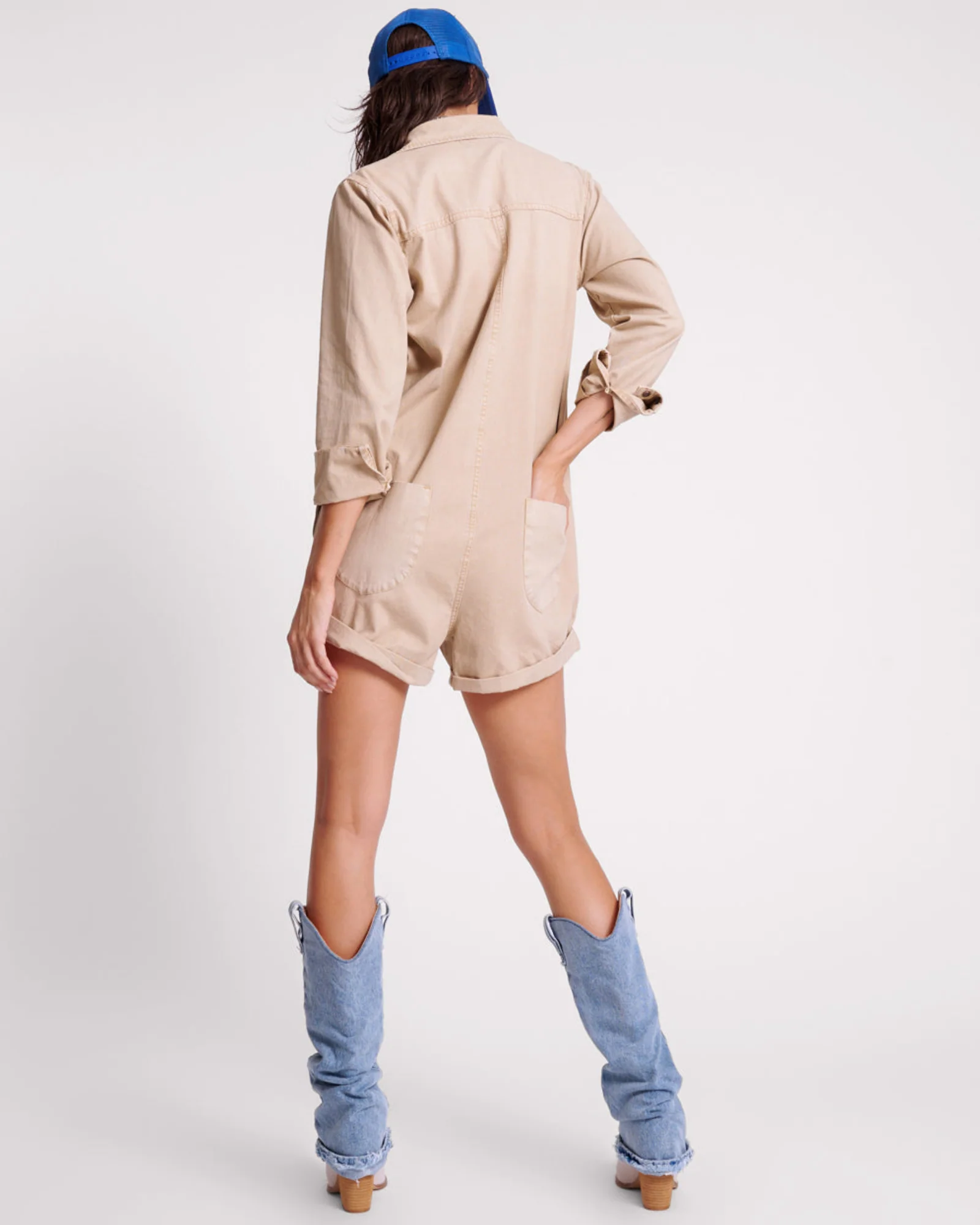 Canvas Prophecy Jumpsuit - Stone - Image 3