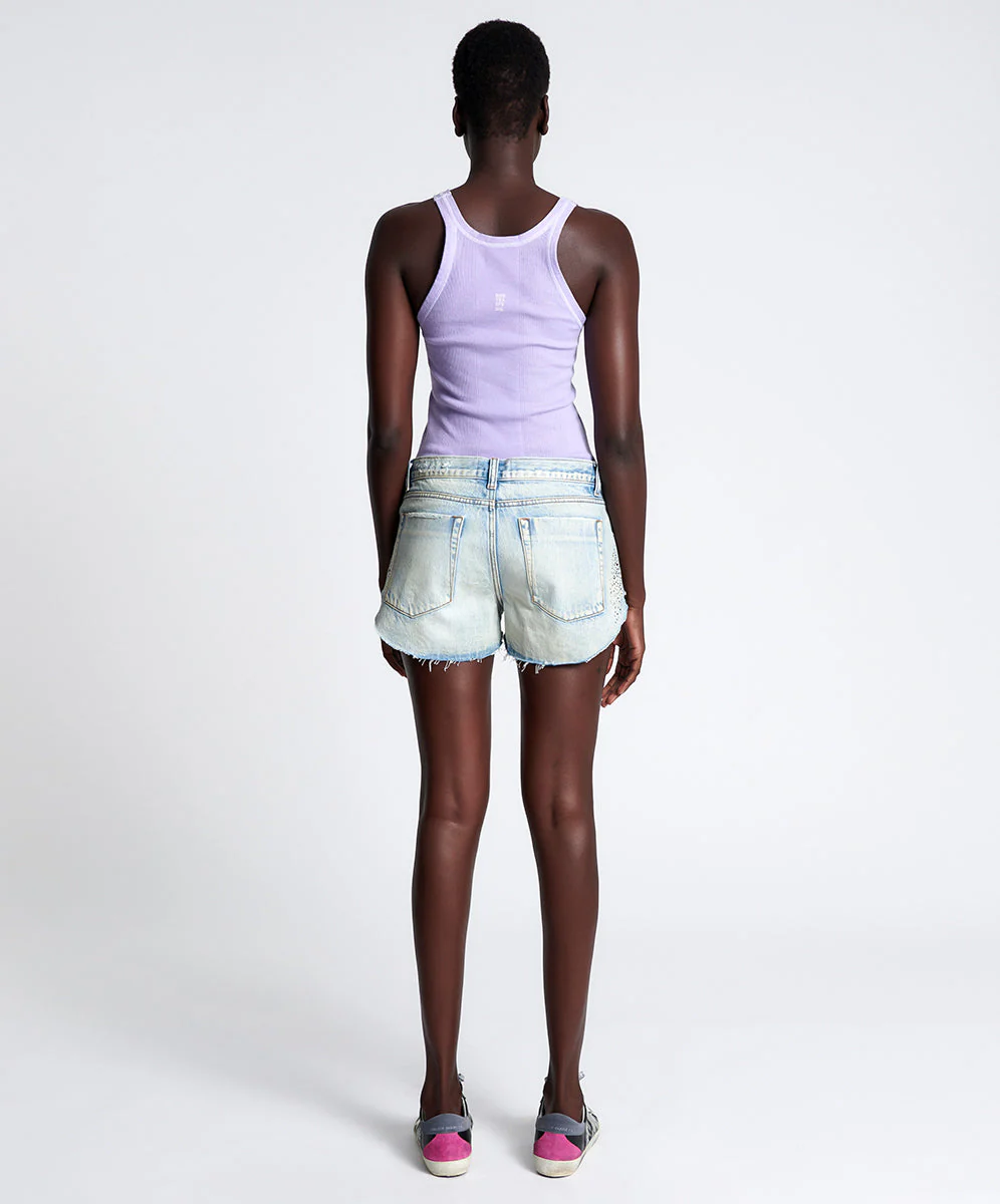 STONED COWBOY BONITAS LOW WAIST DENIM SHORTS - Image 5