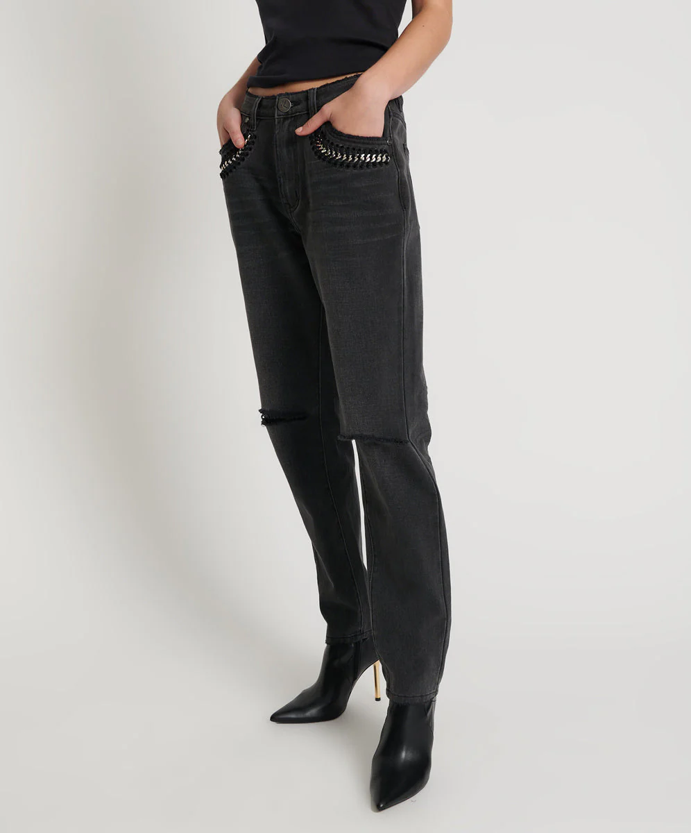 1982S High Waist Balloon Denim Jeans - Storm Grey - Image 3