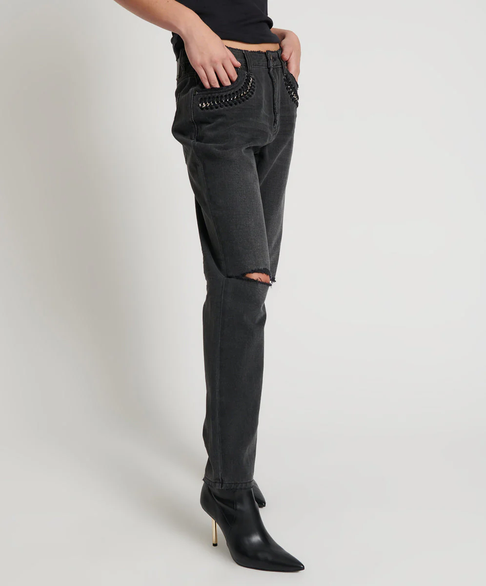 1982S High Waist Balloon Denim Jeans - Storm Grey - Image 5