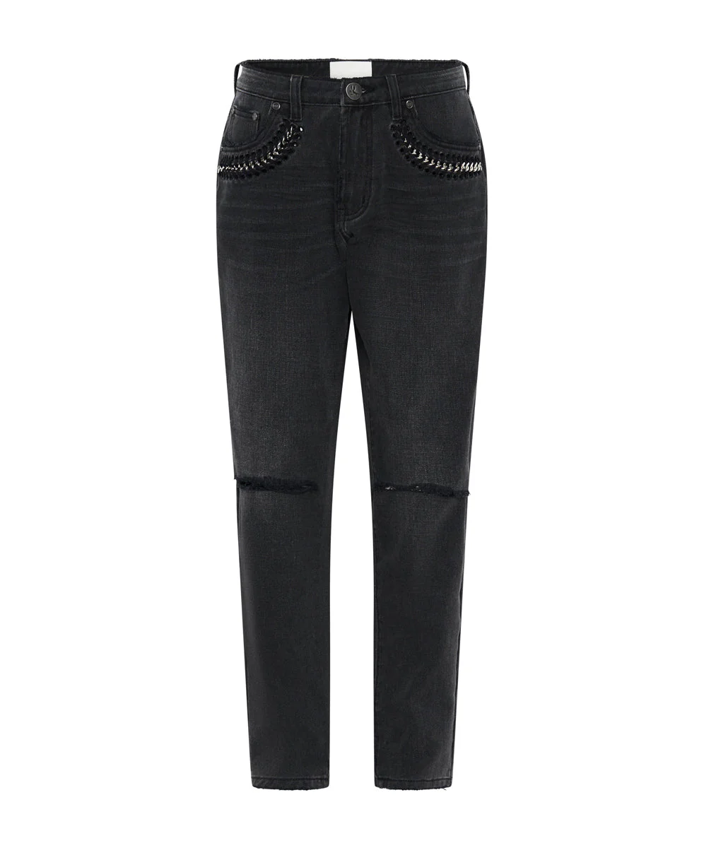 1982S High Waist Balloon Denim Jeans - Storm Grey - Image 6