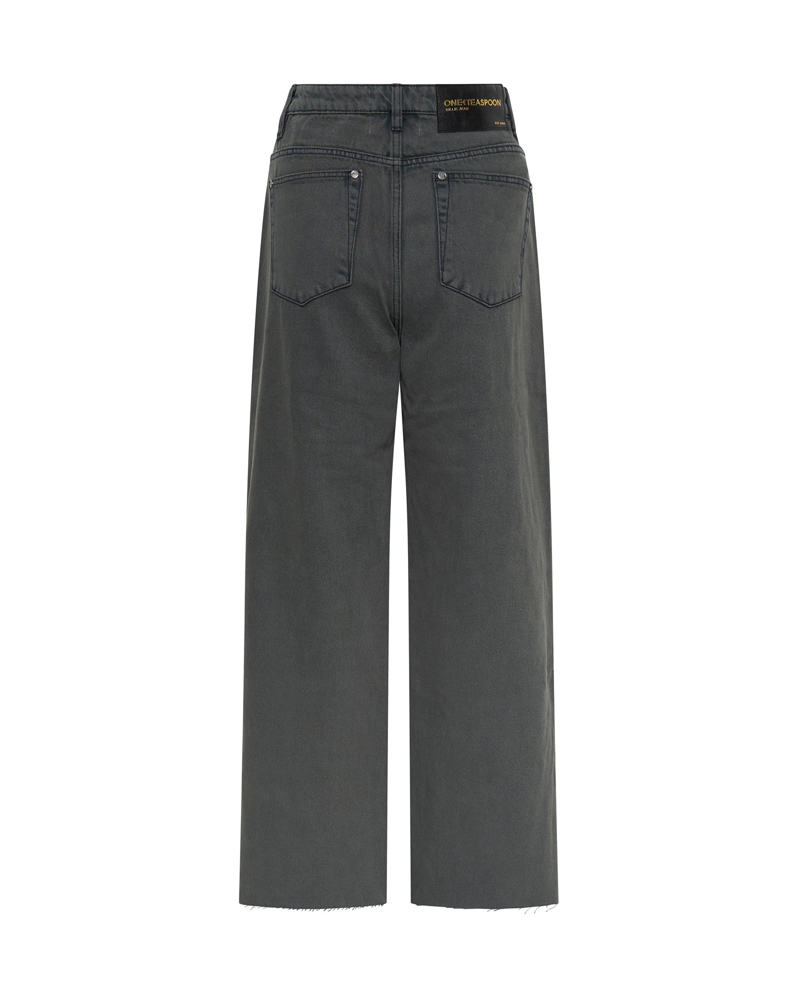 Billie Low Slung Straight Leg Mid Waist Denim Jeans - Storme - Image 7