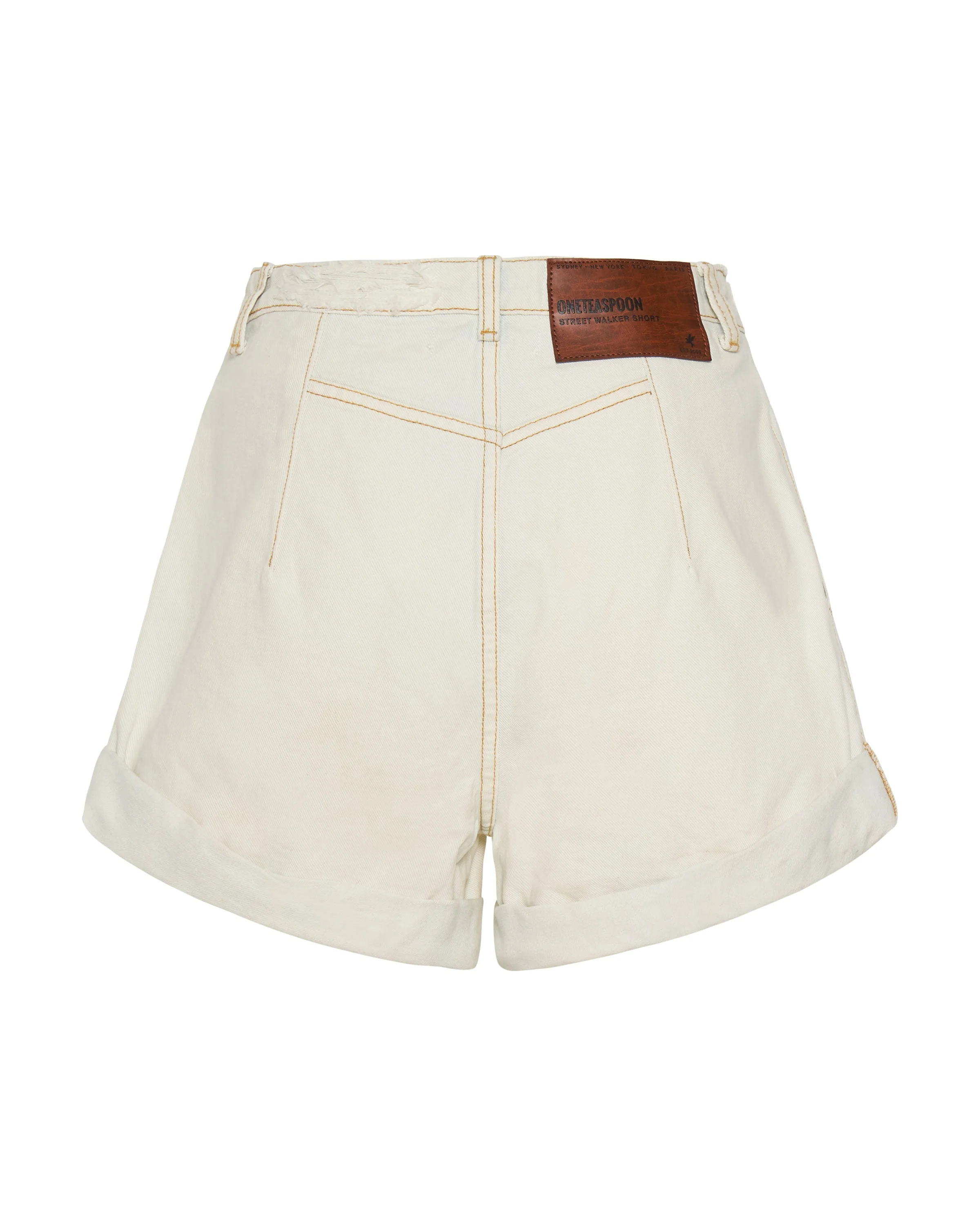 Streetwalkers High Waist 80S Fit Denim Shorts - Xanthe Light Blue - Image 7
