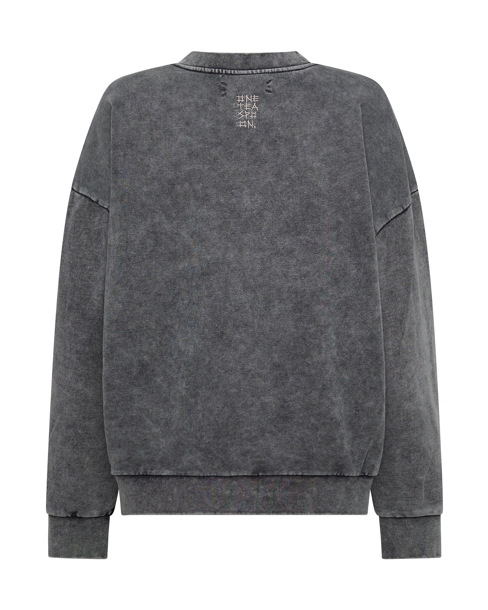Studded Eagle Retro Sweater - Charcoal - Image 7