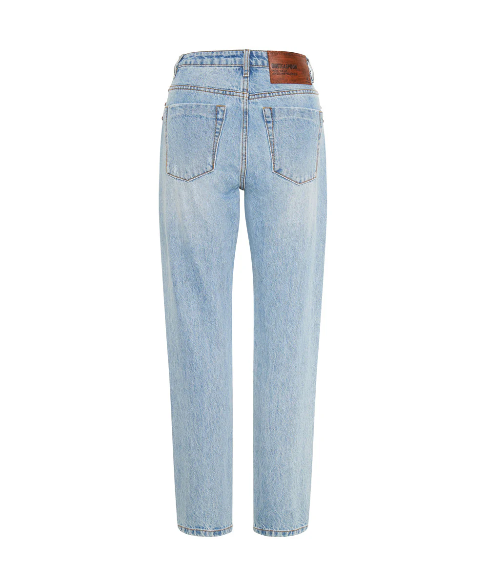 Awesome Baggies High Waist Straight Leg Denim Jeans - Ocean - Image 7