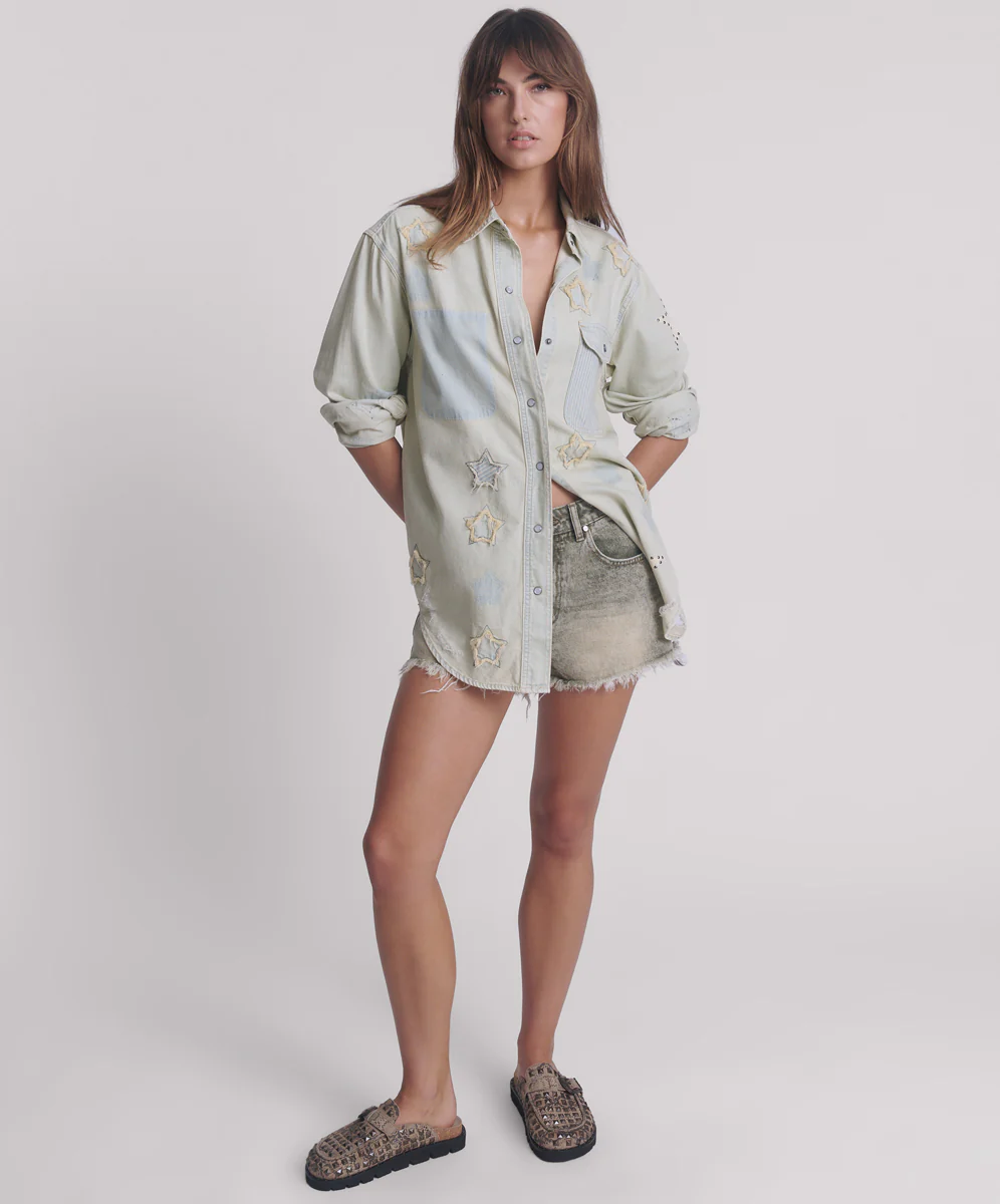 Everyday Denim Shirt - Sundae Star - Image 5