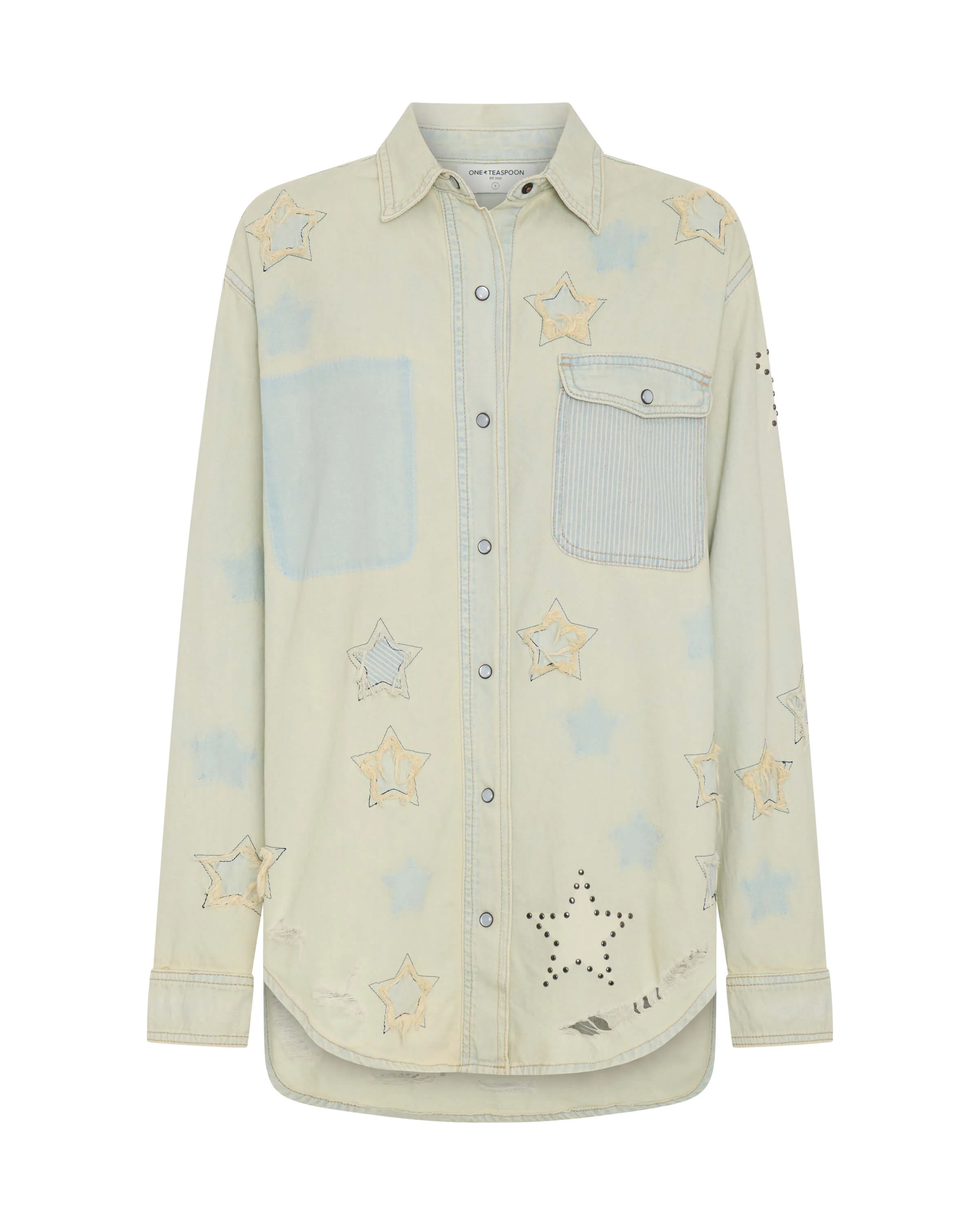 Everyday Denim Shirt - Sundae Star - Image 6