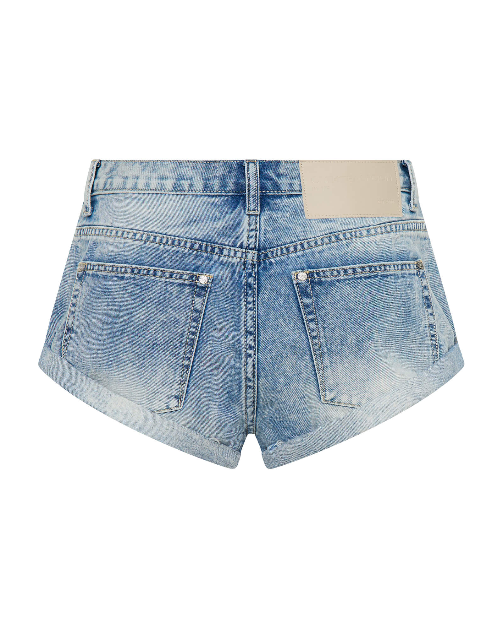 Bandits Low Waist Denim Shorts - Sunset Blue - Image 9