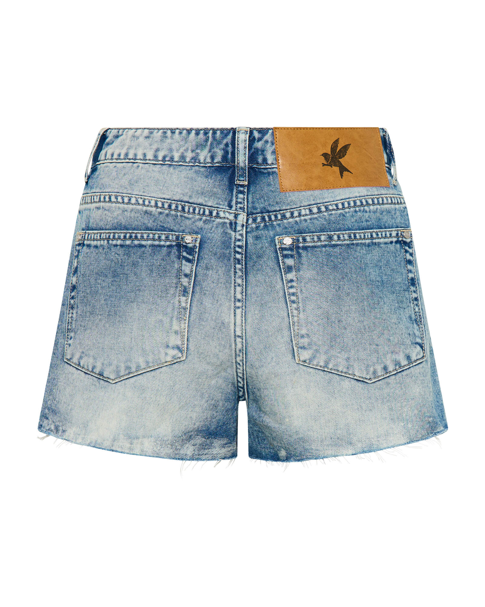 Bowies High Waist Denim Shorts - Sunset Blue - Image 9
