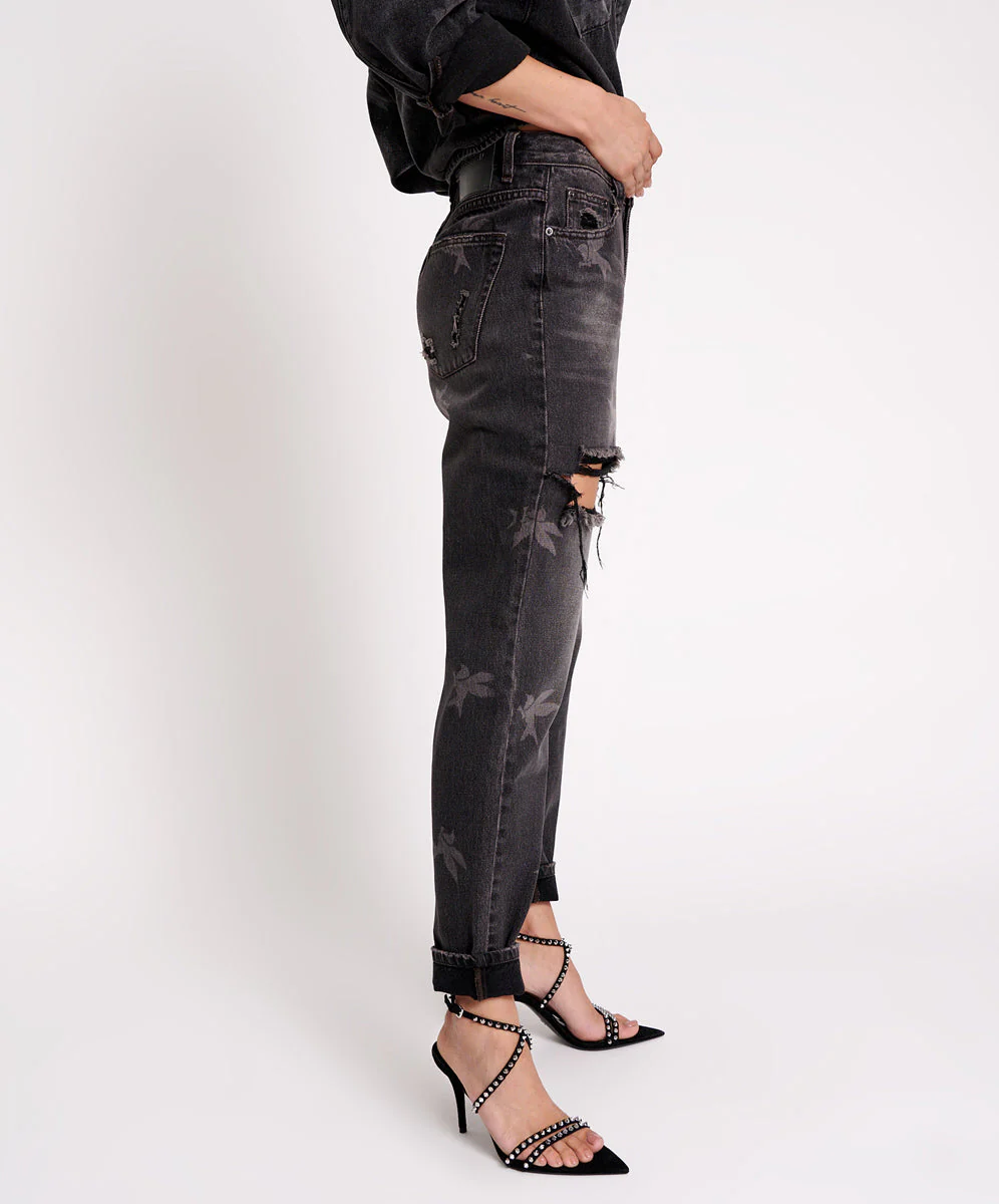 1982S High Waist Balloon Denim Jeans - Black - Image 5