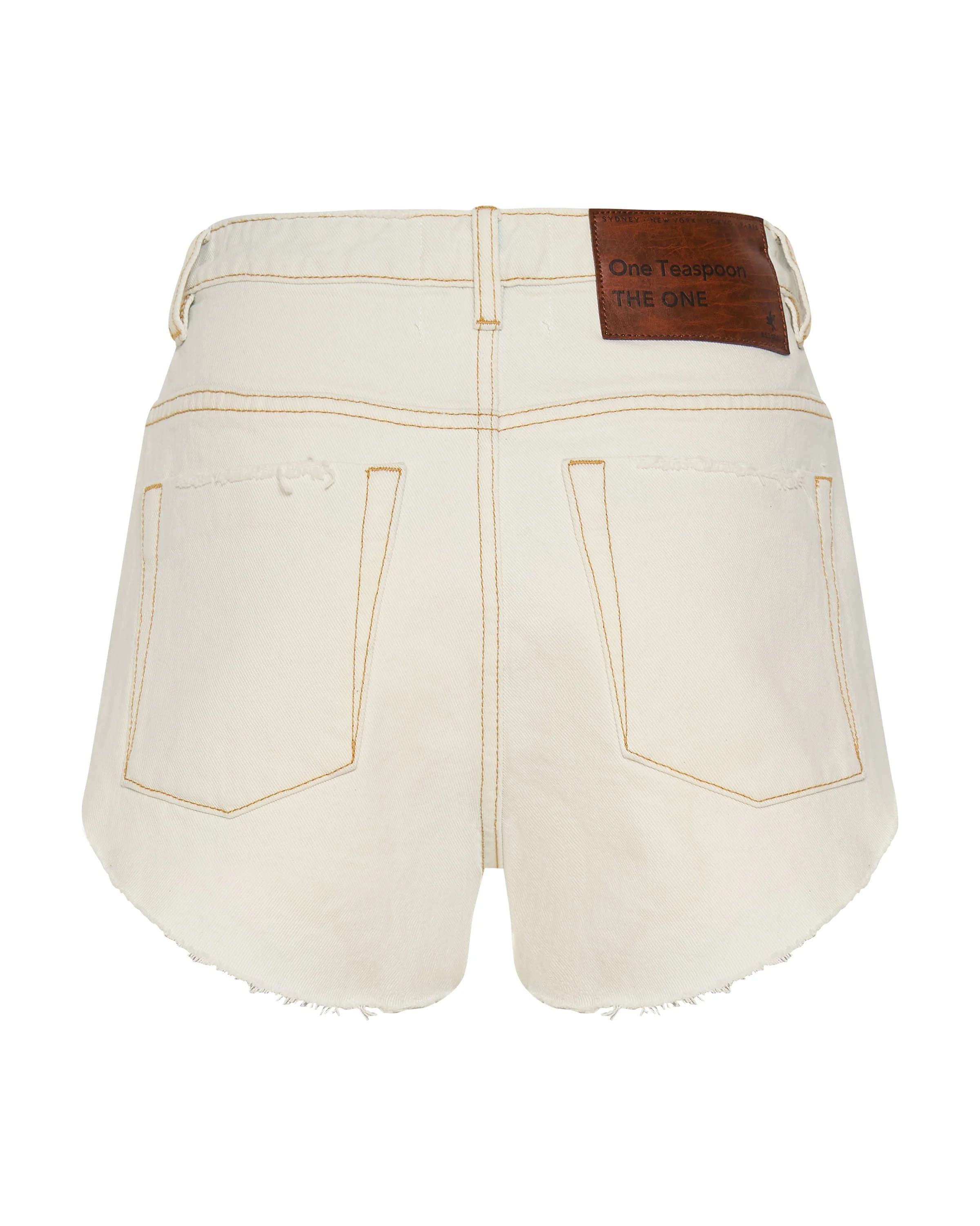 The One High Waist Cheeky Denim Shorts - Xanthe - Image 9