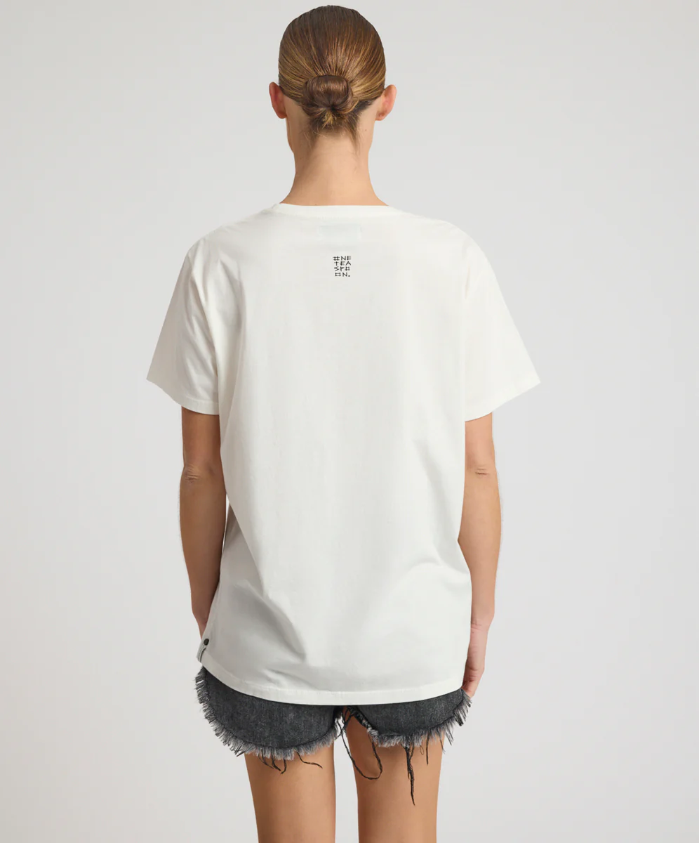 This Is Not A Dream Boyfriend Tee - White - Image 6
