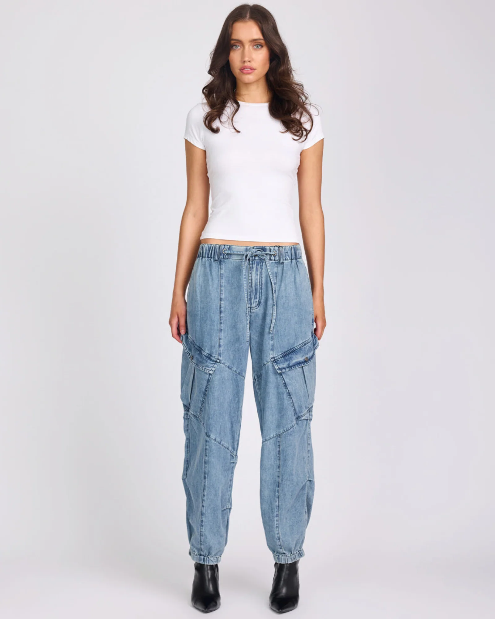 Utility Denim Flight Pants - Johnny Blue - Image 2