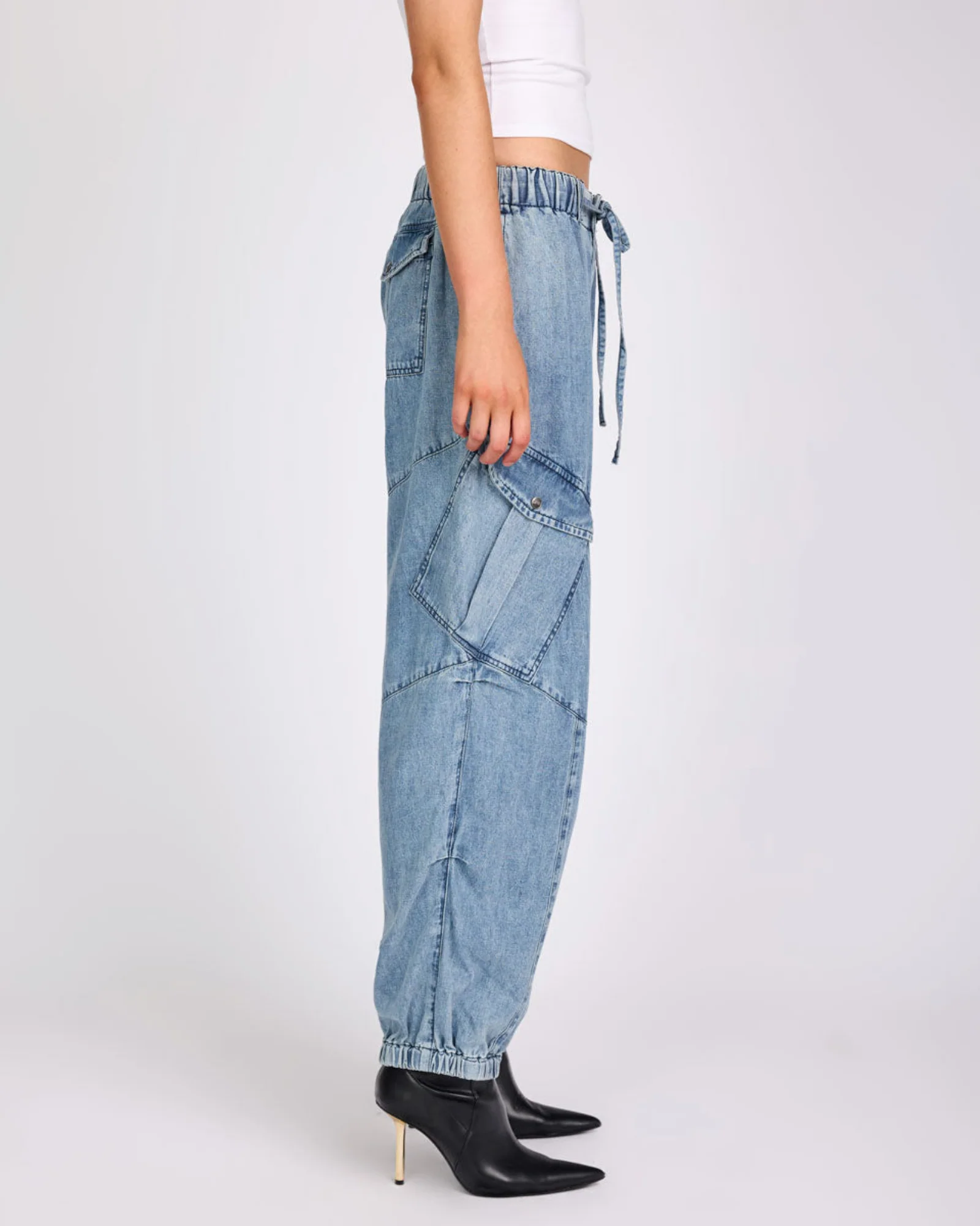 Utility Denim Flight Pants - Johnny Blue - Image 8
