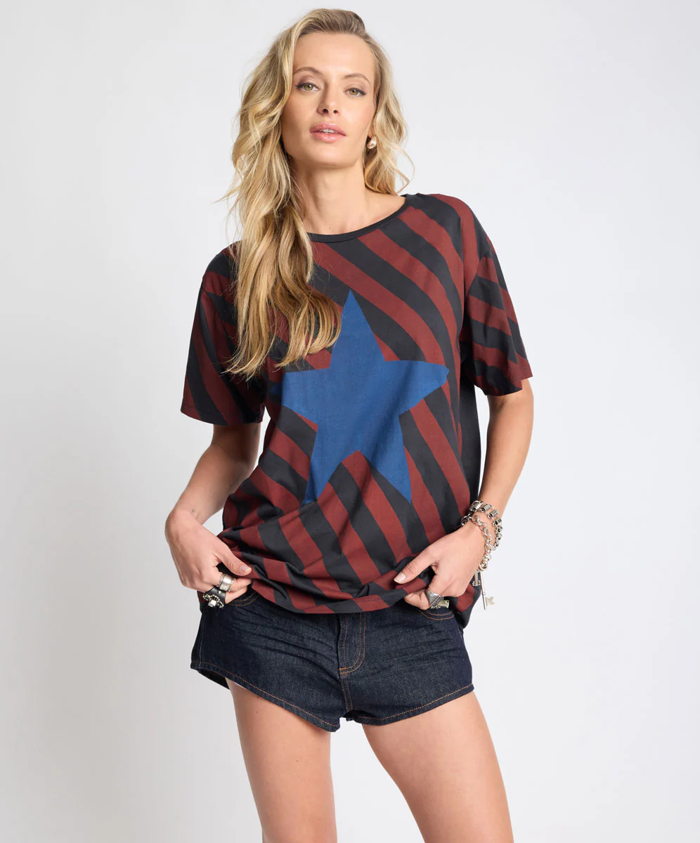 Vintage Ziggy Star Boyfriend Tee - Multi