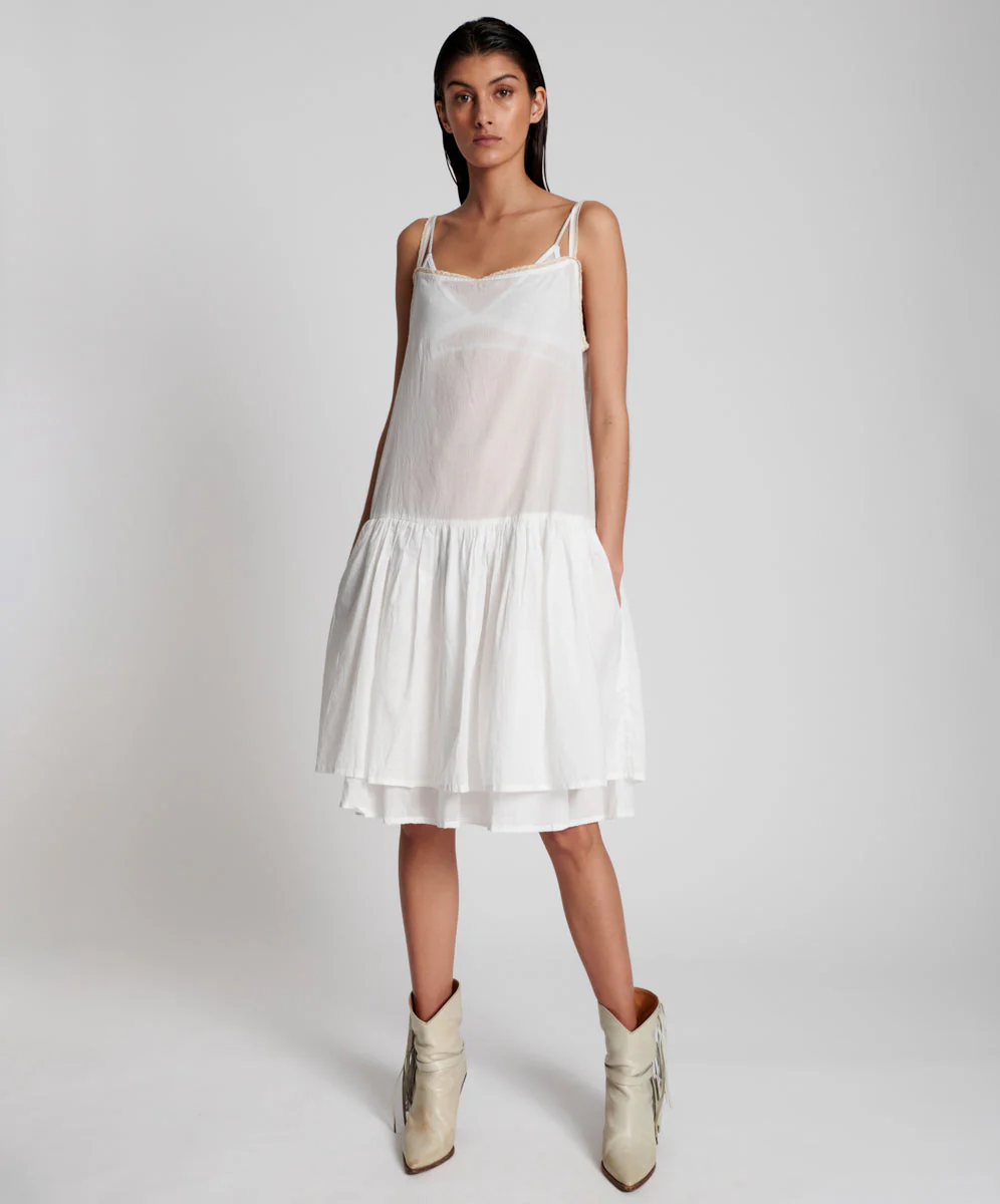 VOILE FRENCH FANTAISIE SLIP DRESS - Image 5
