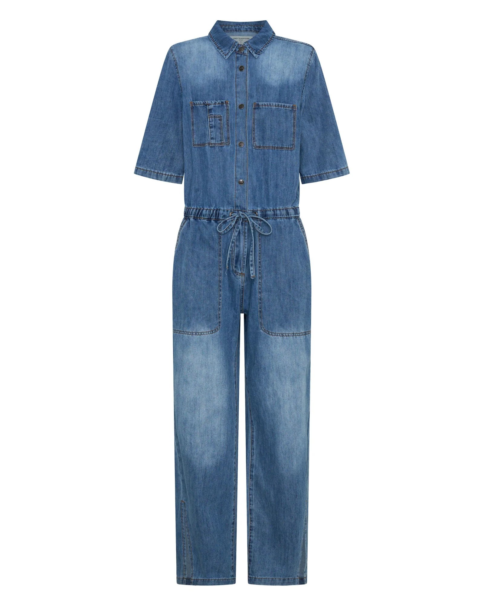 Veronica Denim Jumpsuit - Westland Blue - Image 11