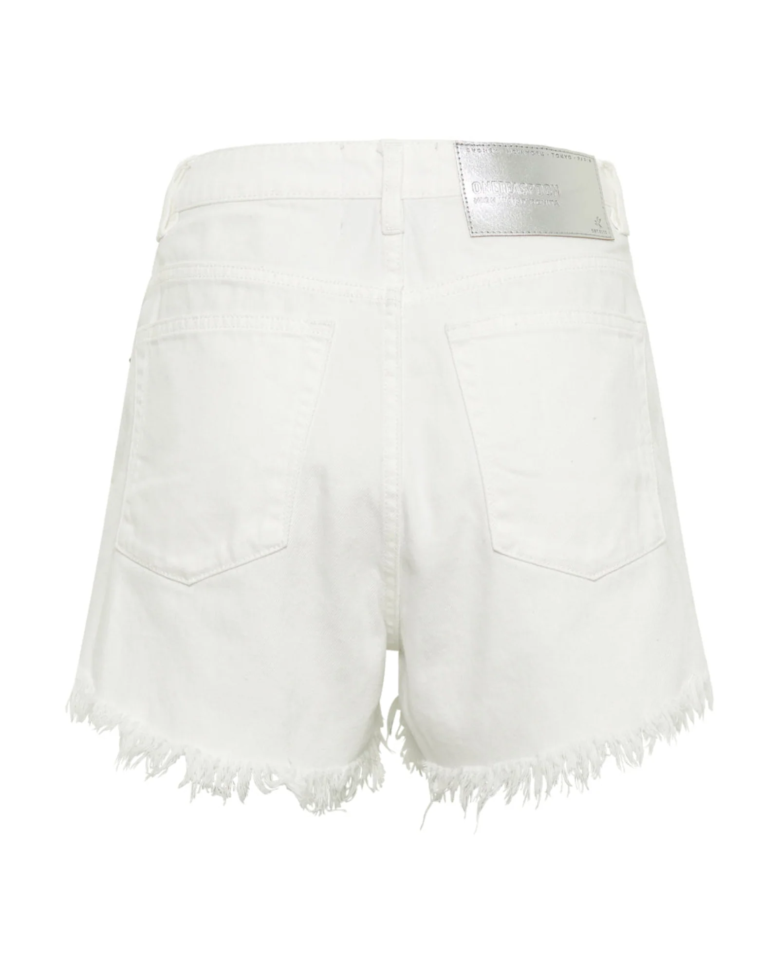 Bonitas High Waist Denim Shorts - White Beauty - Image 7