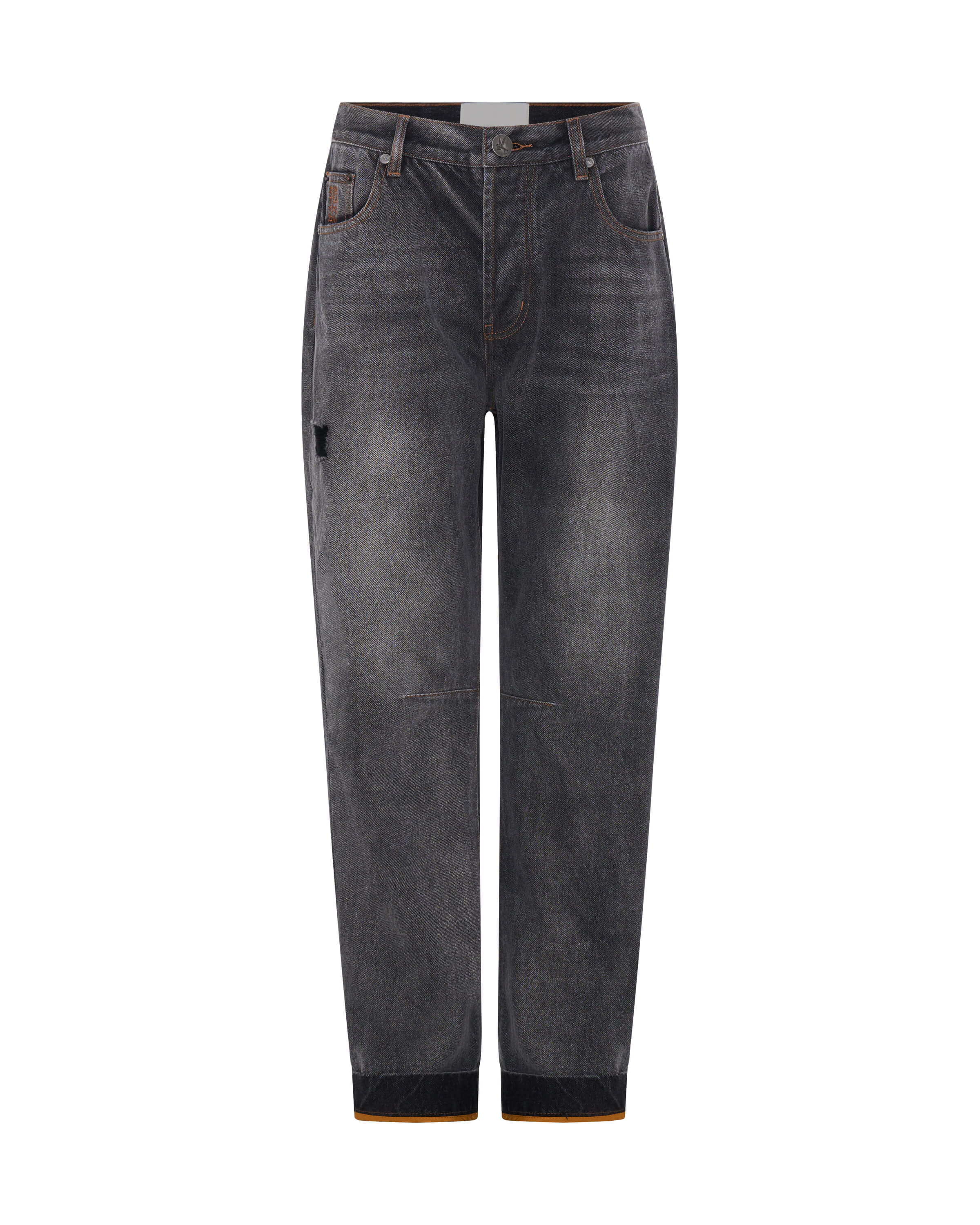 Bandits Low Waist Boyfriend Denim Jeans - Worn Black - Image 10