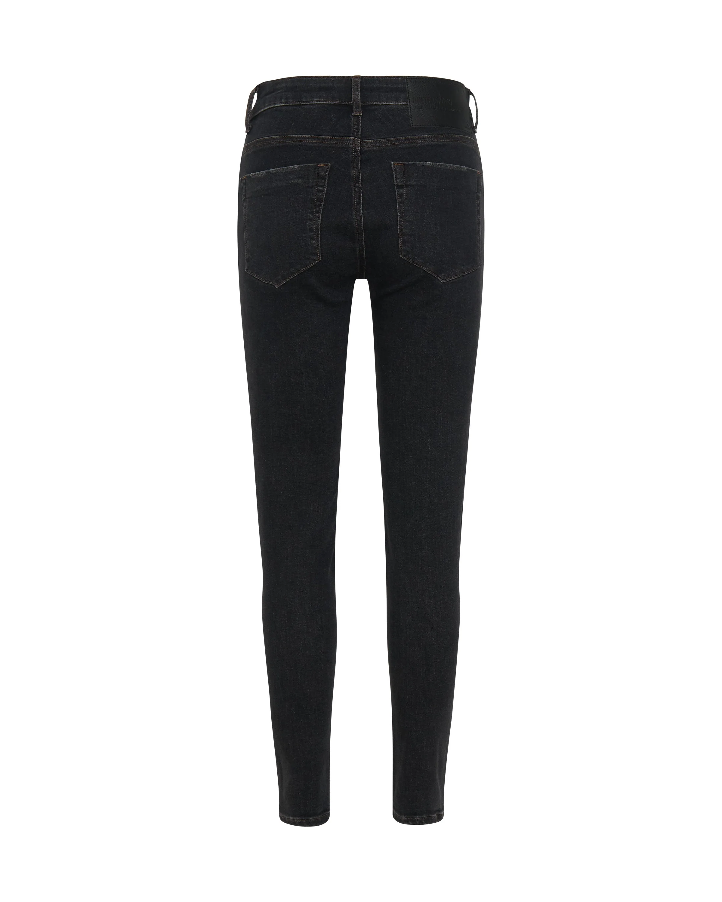 Freebirds Ii Low Waist Stretch Skinny Denim Jeans - Worn Black - Image 7