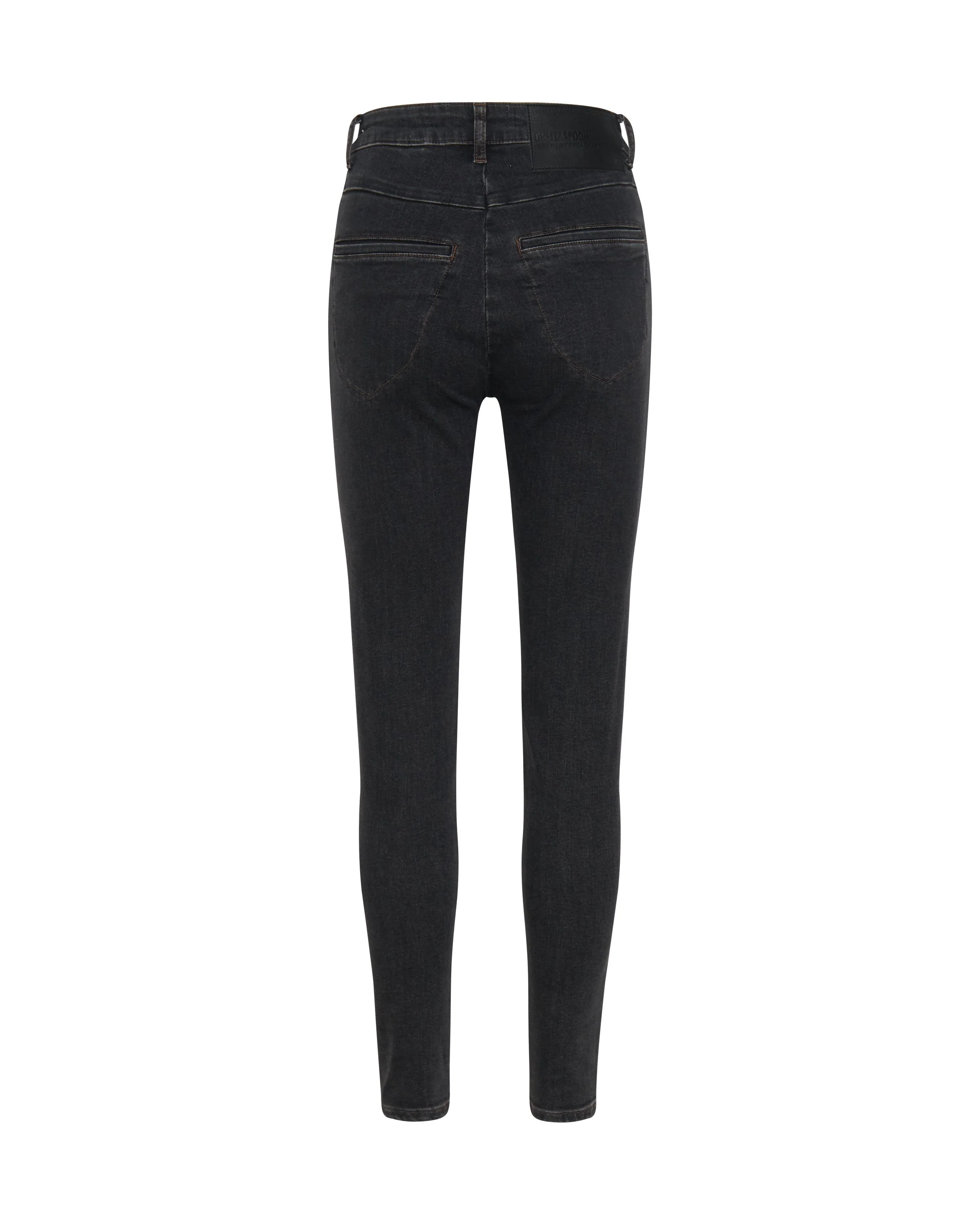 Freebirds II Low Waist Stretch Skinny Denim Jeans - Worn Black - Image 7