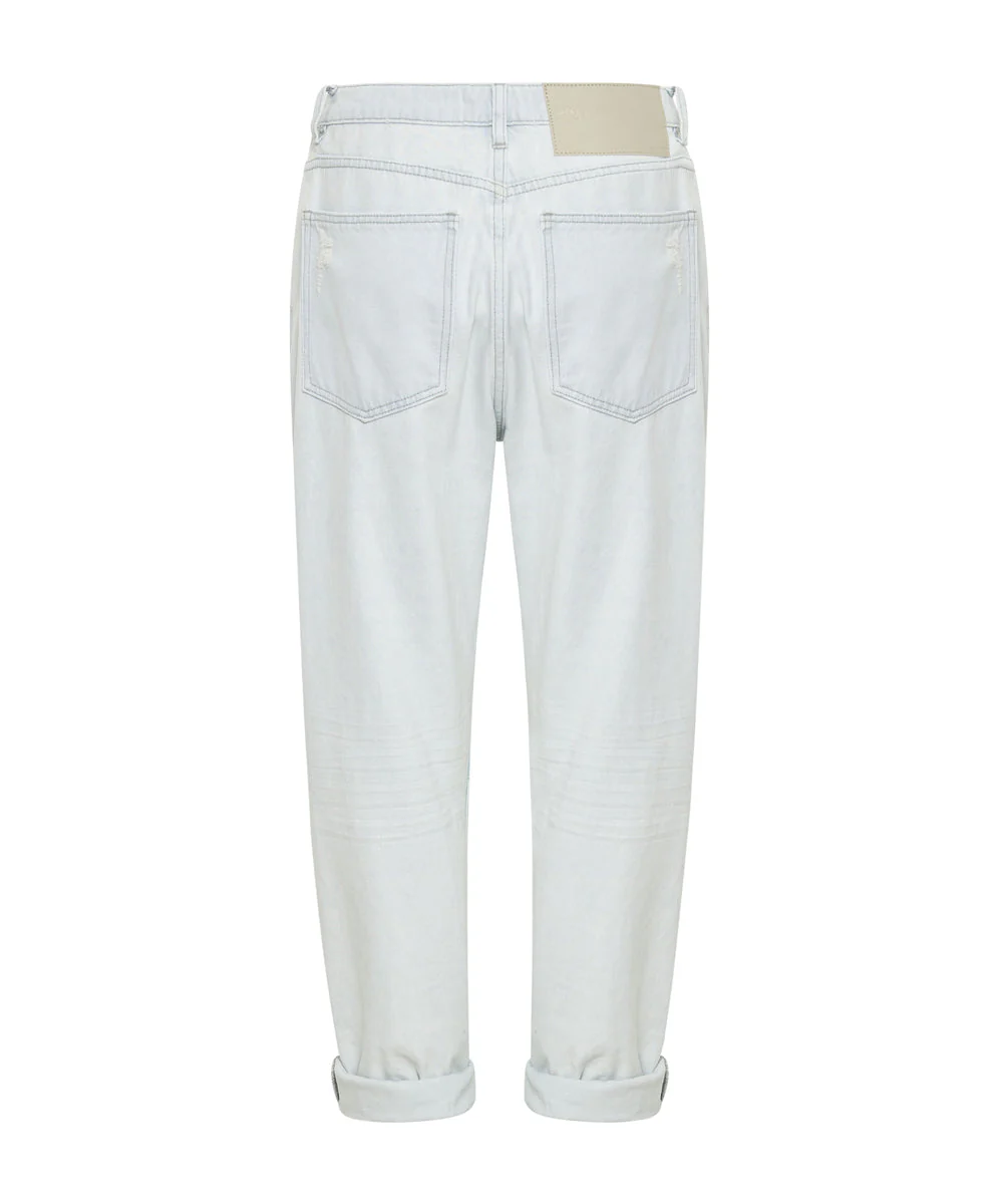 Saints Low Waist Boyfriend Denim Jeans - Xanthe Blue - Image 7